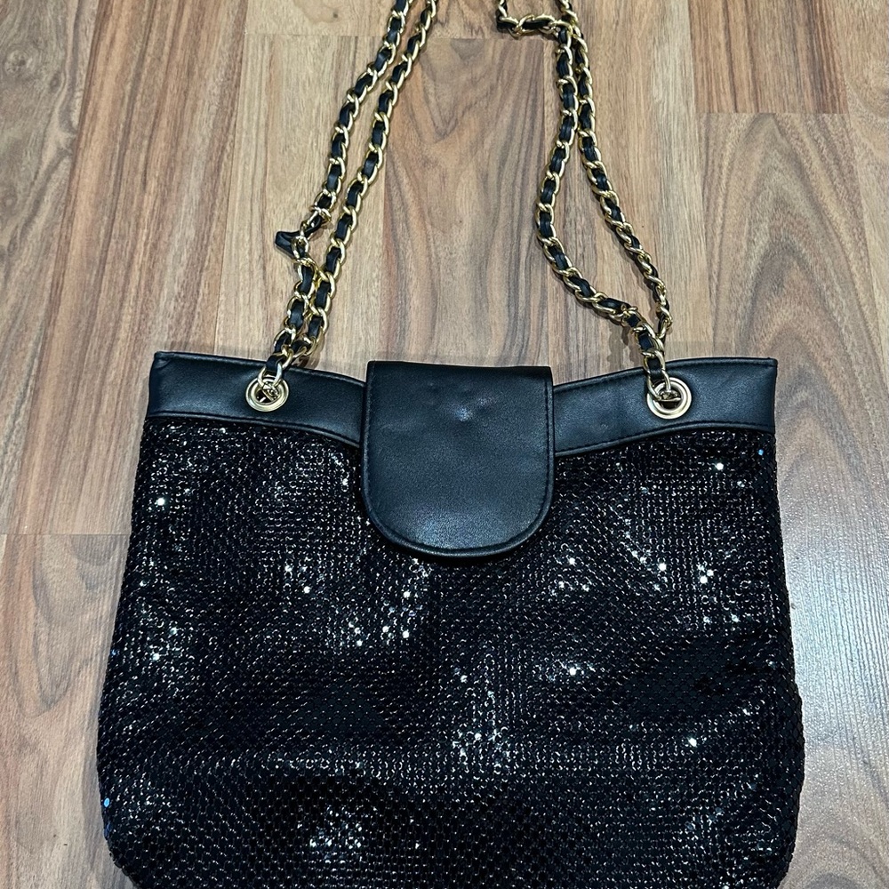 Black Comeco purse Sequin Bag